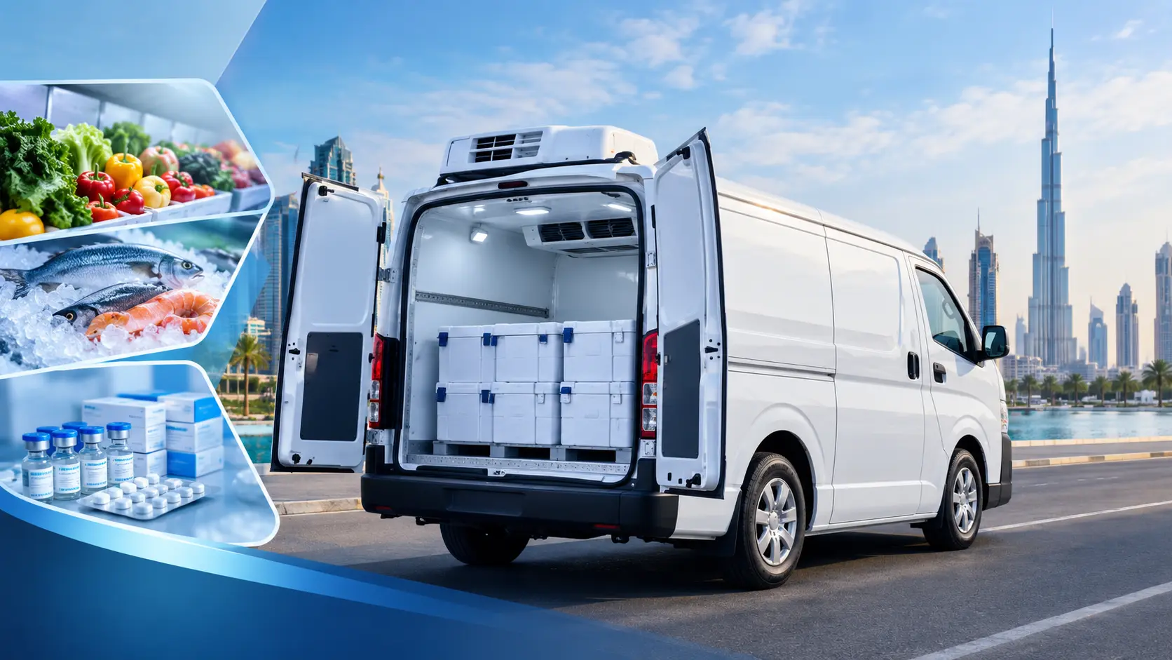Iqrar freezer van rental dubai