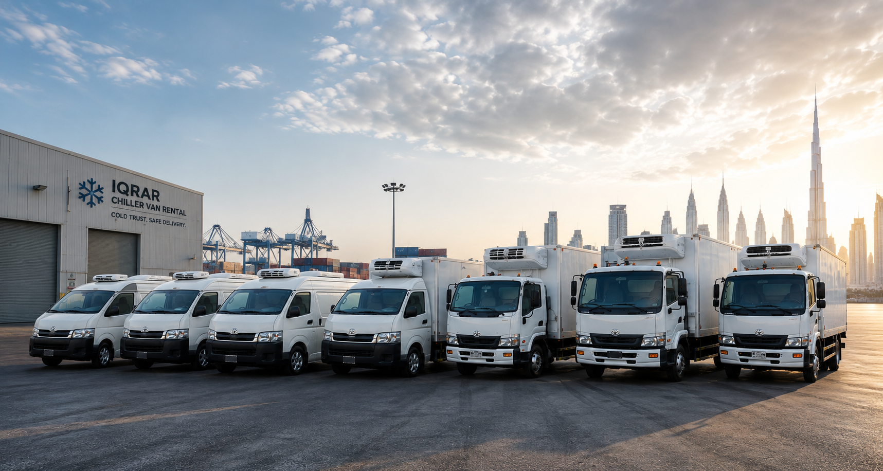 Chiller van fleet lineup